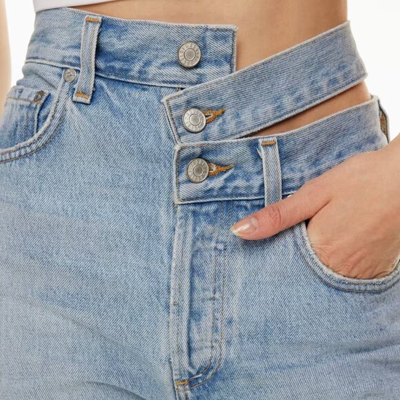 Agolde Broken Waistband Jeans (25) - Picture 4 of 7